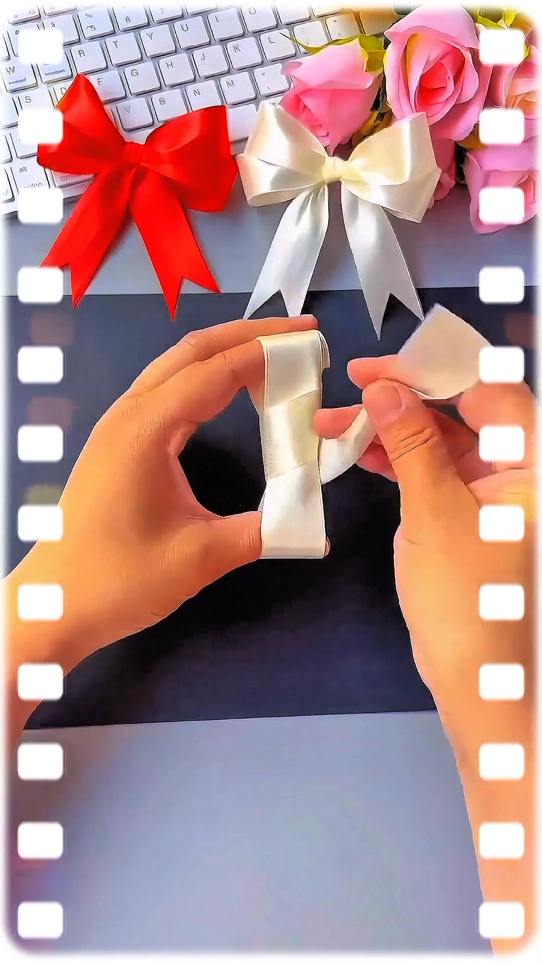 Aprende a hacer un Moño paso a paso. #moños #usa #mexico #bows ...