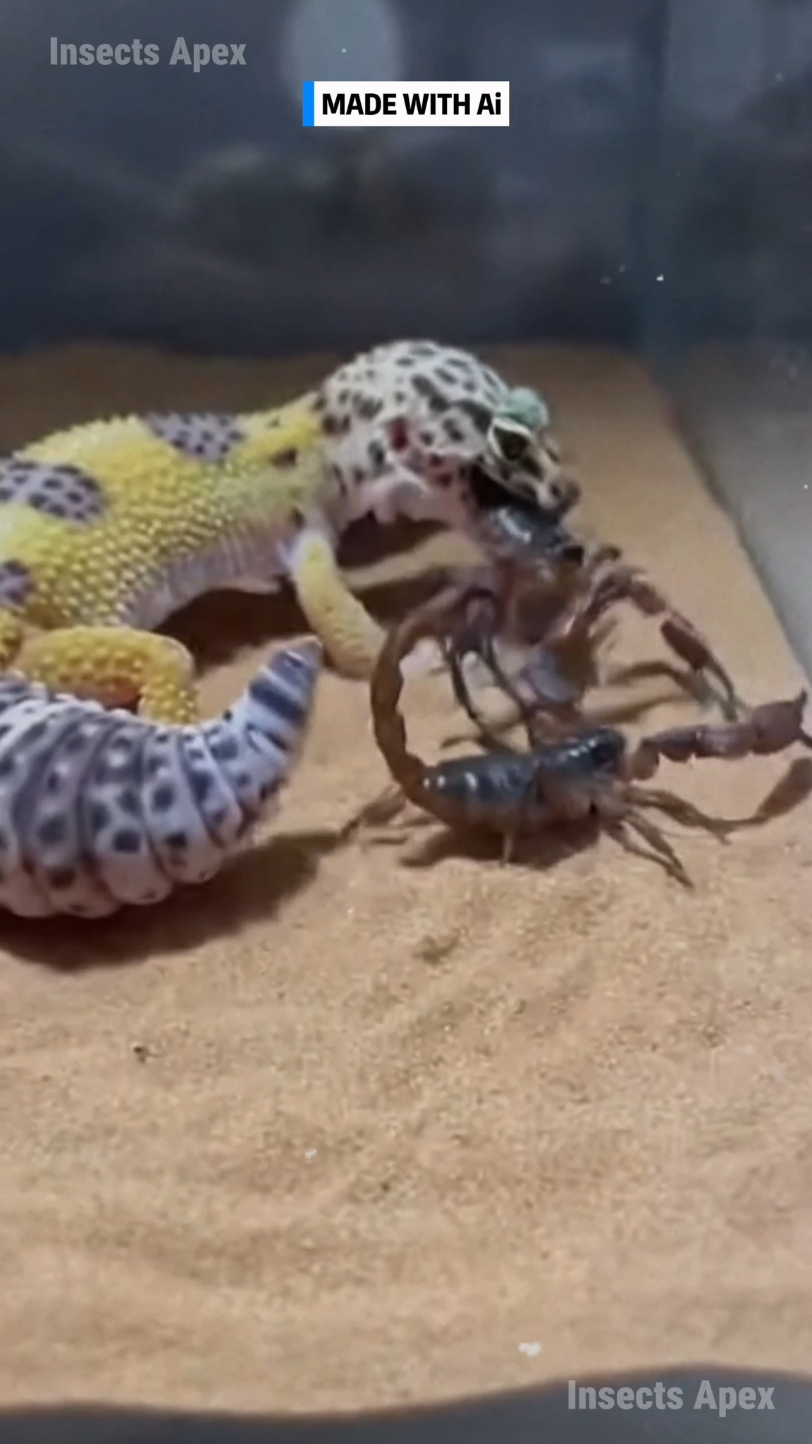 The unstoppable Leopard Gecko faces two venomous intruders. Watch the ...