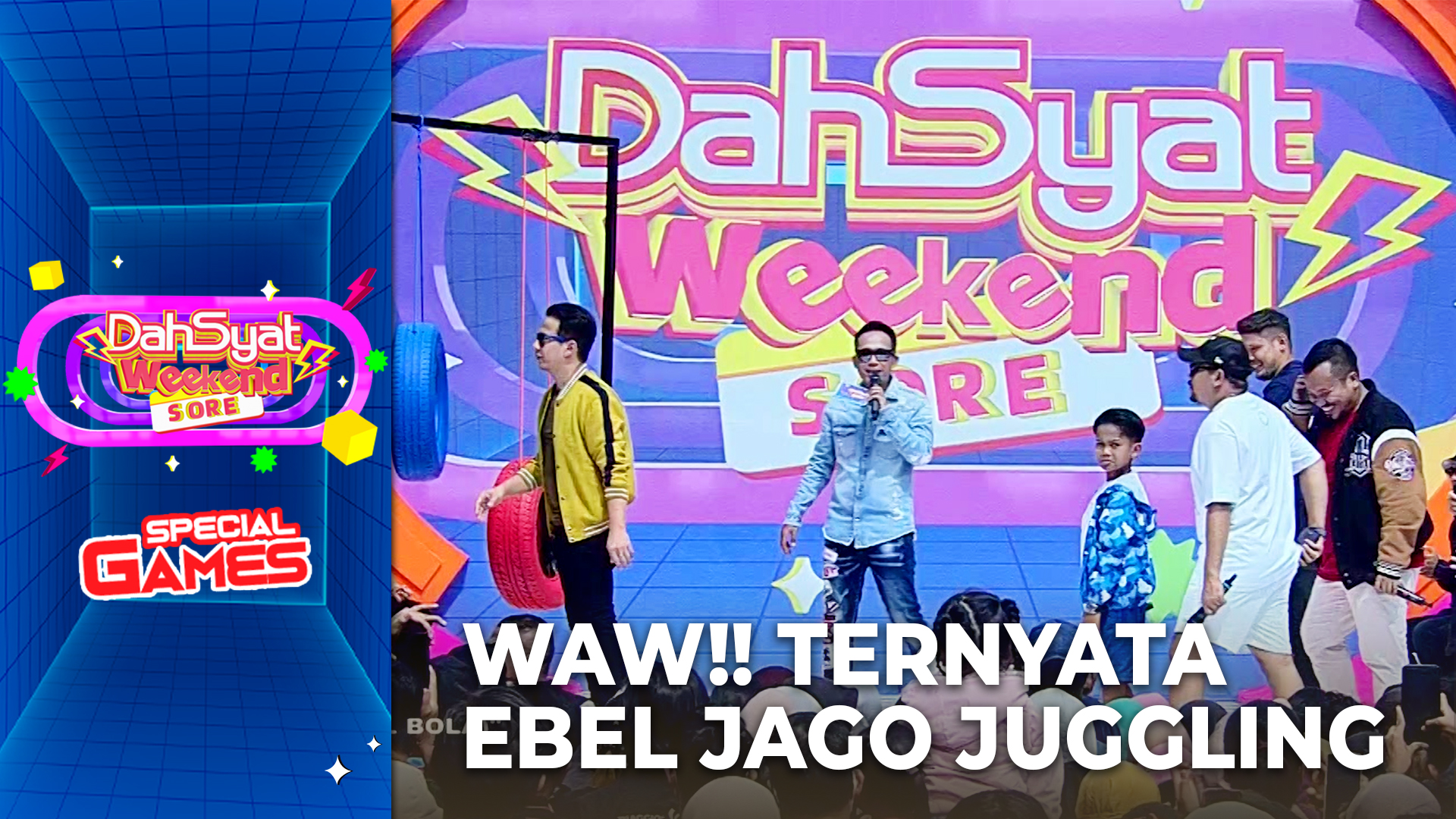 Di Suruh Sundul Bola, Ebel Malah Atraksi | Dahsyatnya Spesial 2023 ...