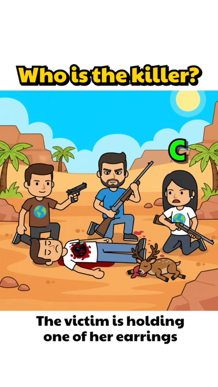 guess who is the killer? #riddle #fyp #reels #foryoupages #viralvideo # ...