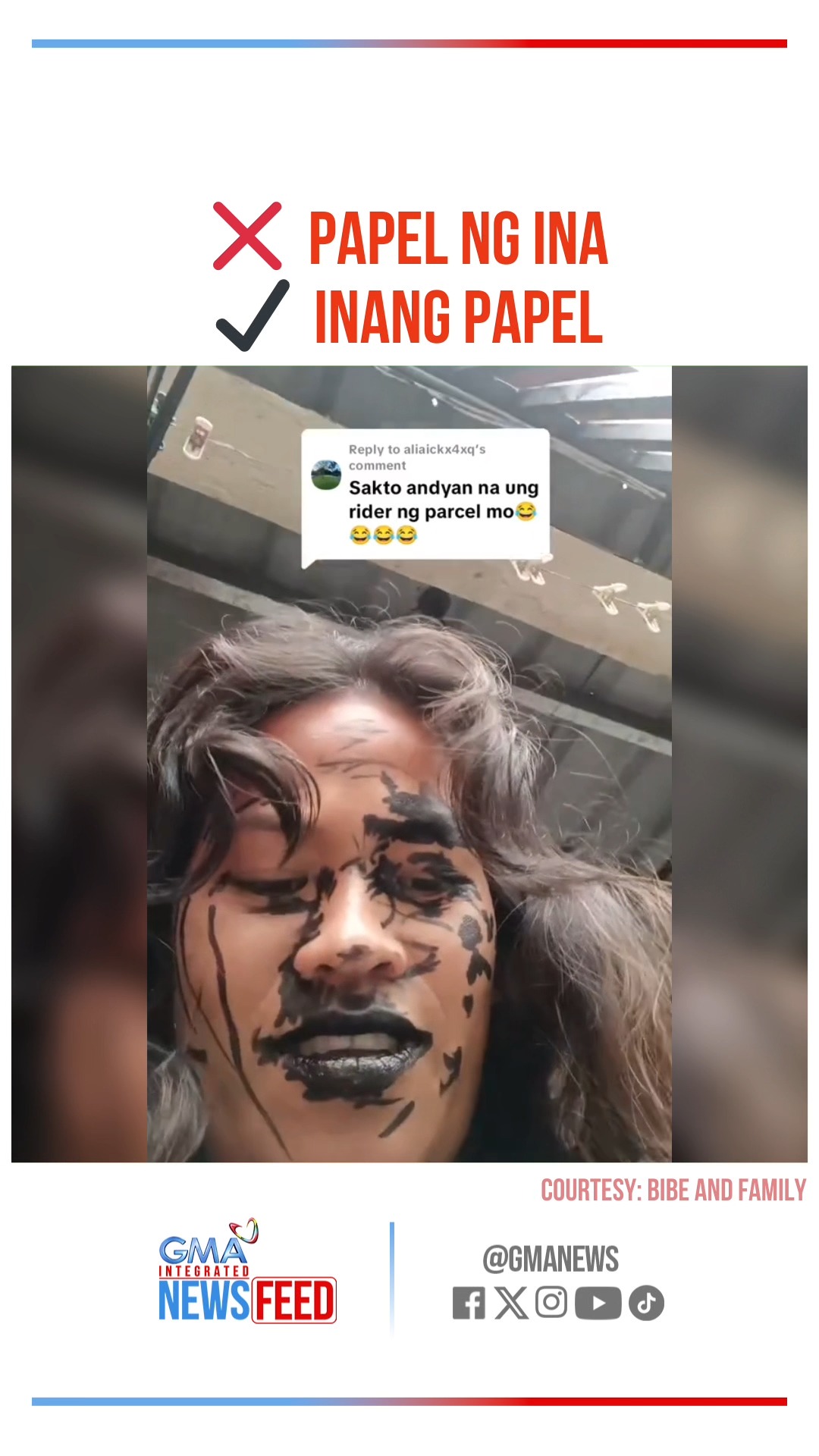 Grabe naman ang timing, kuya rider! Sumakto sa pag-deliver ng parcel ng ...