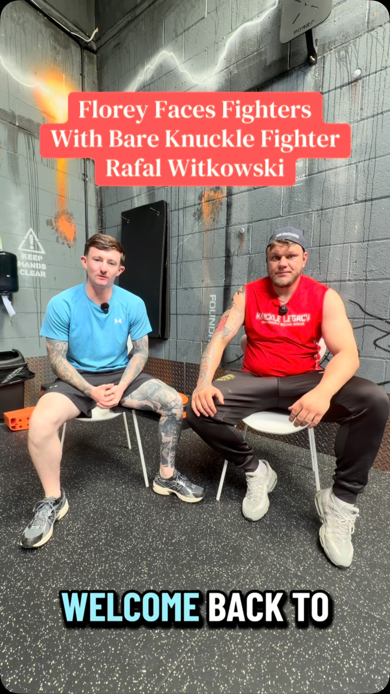 Today on Florey Faces Fighters I am joined by Bare Knuckle fighter