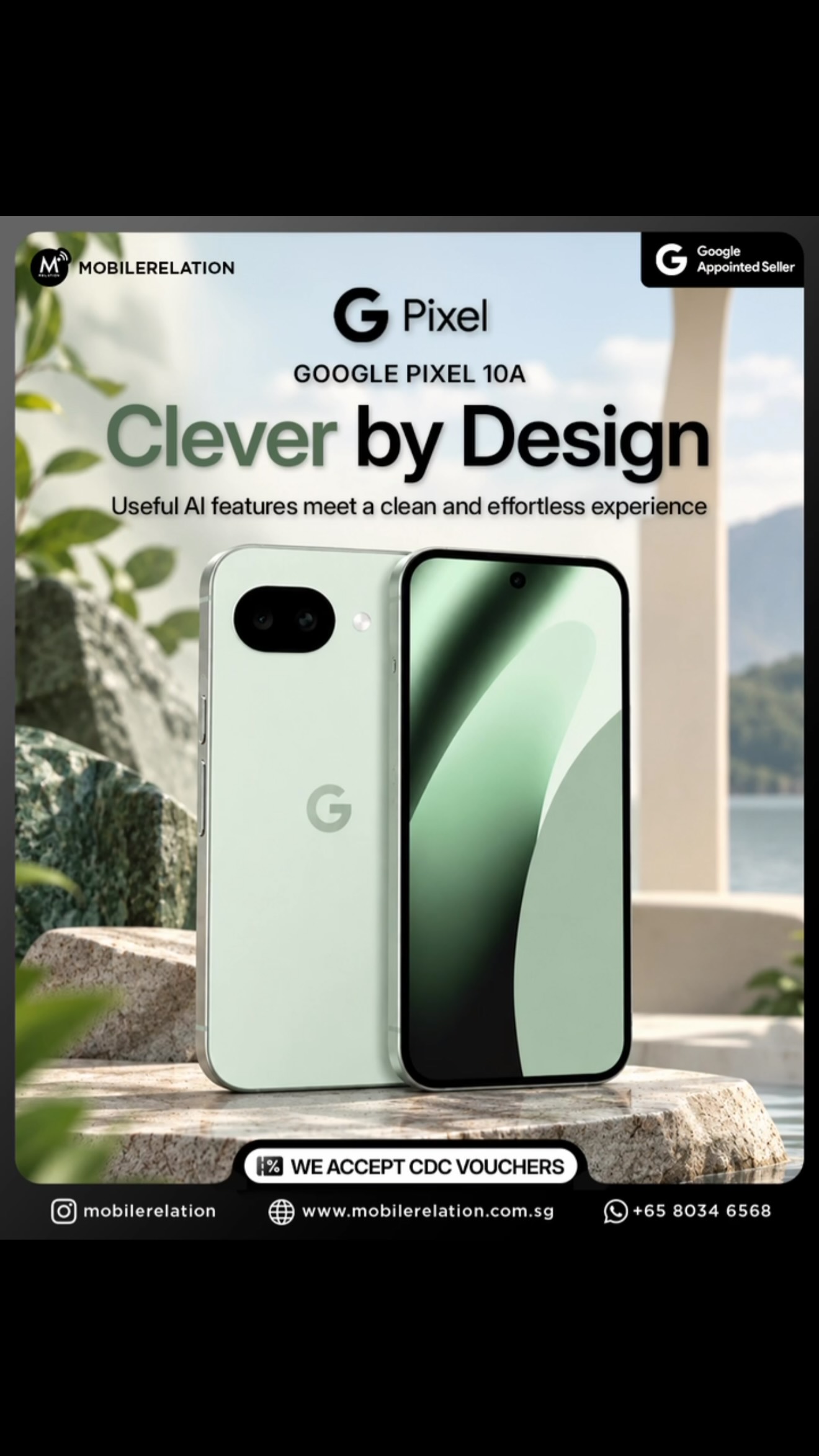 🌫️ Google Pixel 10a Fog now available at MobileRelation! Sleek
