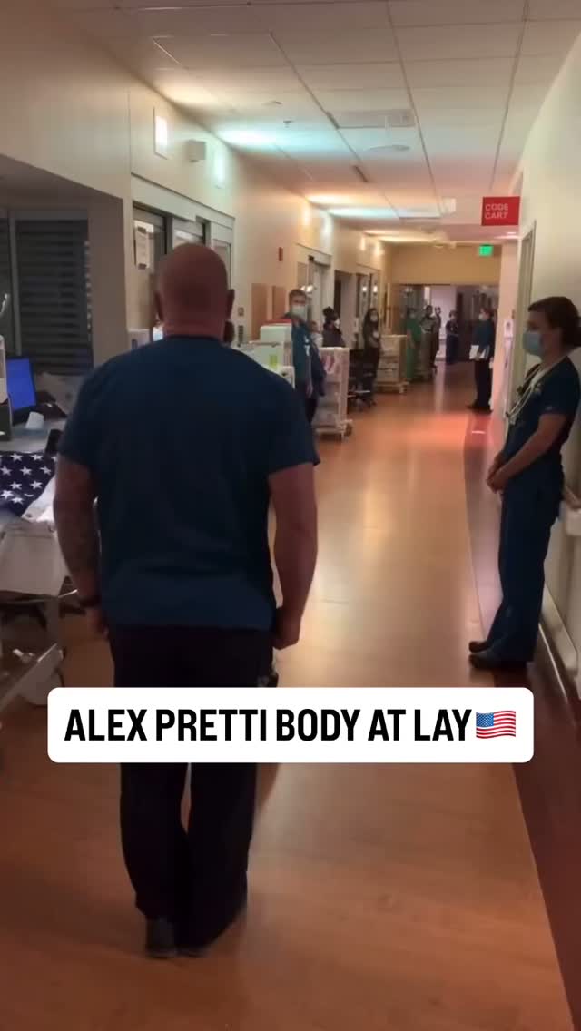 BREAKING: A powerful moment ! Alex Pretti honored by his co-workers at ...