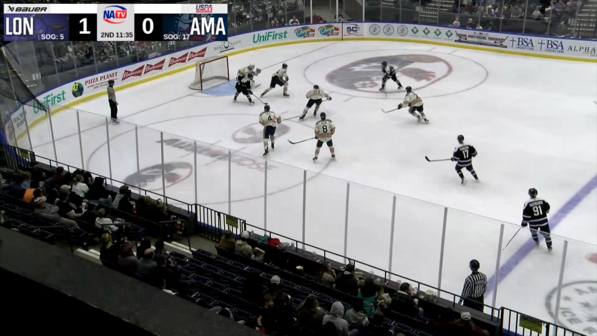 Gustav Lexell adds to the Lone Star Brahmas advantage with a clean fake ...