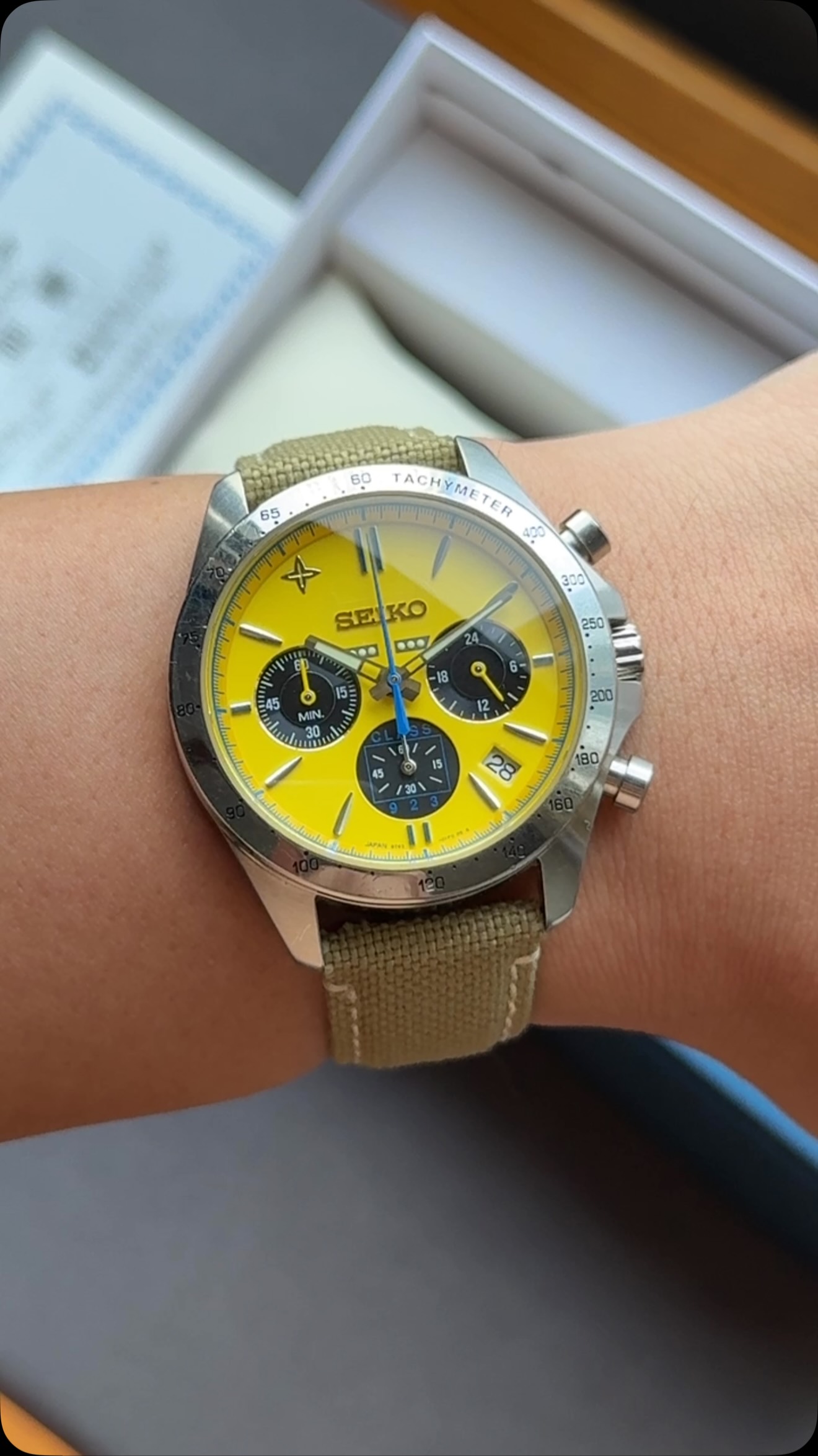 A flash of yellow built on railway legend. 🚄 The JDM Seiko x JR