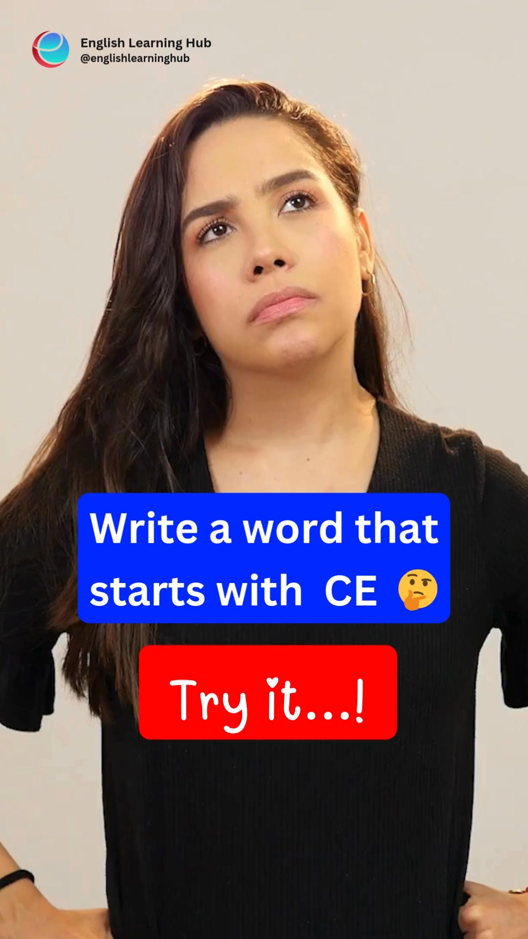 Make a word with CE! 🤔 #English... - English Learning Hub | Facebook