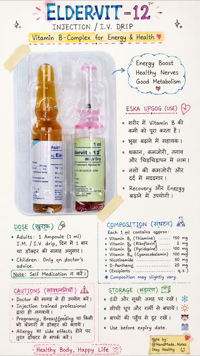 Eldervit 12 inj ..., 