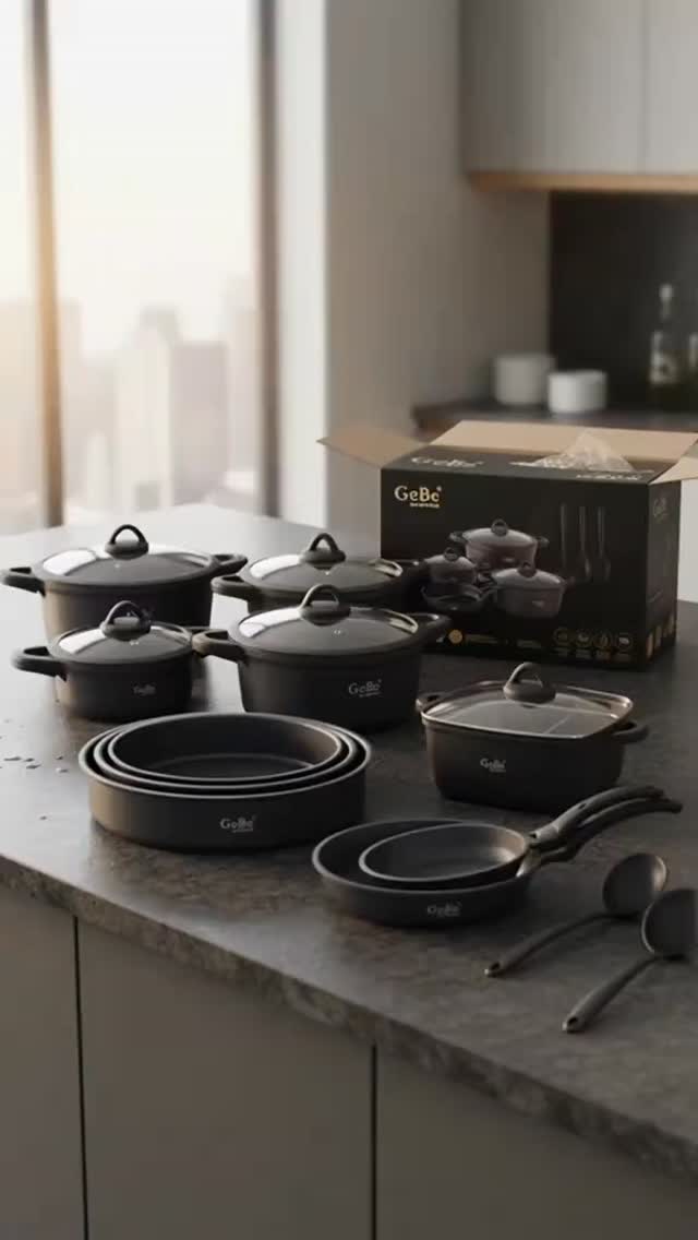 Nashtare Shop - Gebe cookware set 29pcs Fda approved Non... | Facebook