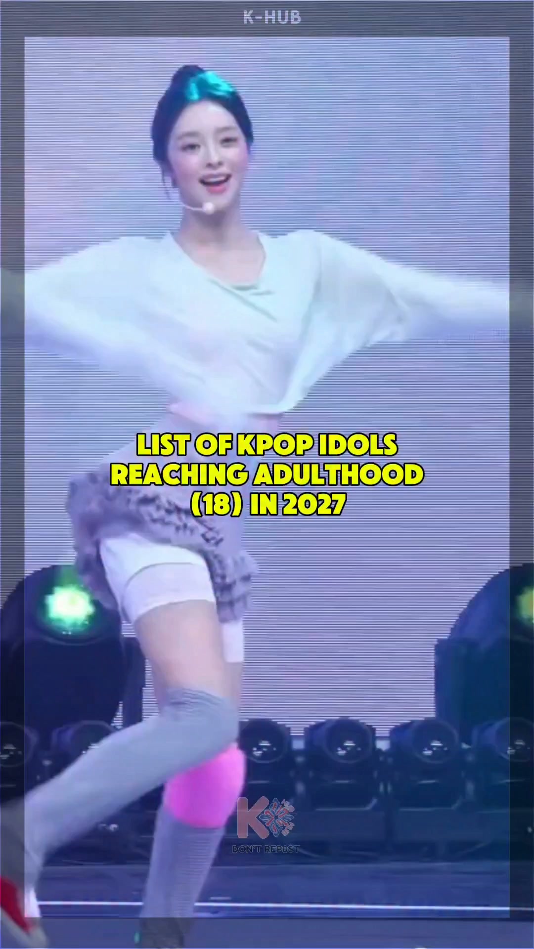 List of KPOP idols reaching adulthood (18) in 2027 acc online