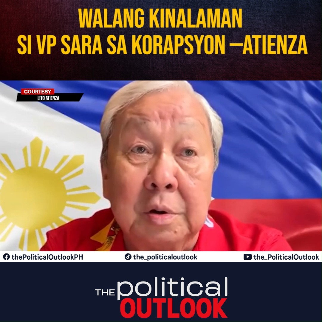 Walng kinalaman si VP Sara sa korapsyon — Lito Atienza | The Political ...