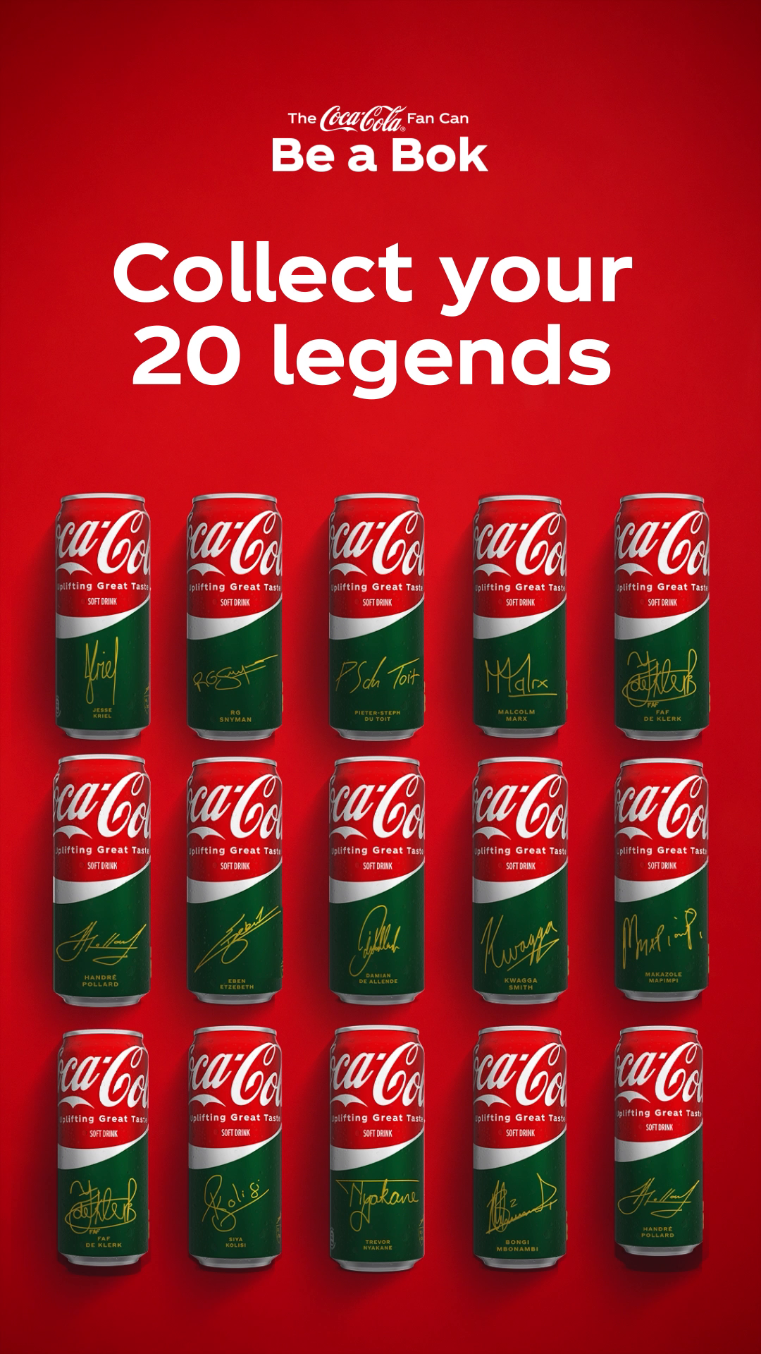 Two… zero… can you get all 20? 🏆 Grab all 20 Coca-Cola x