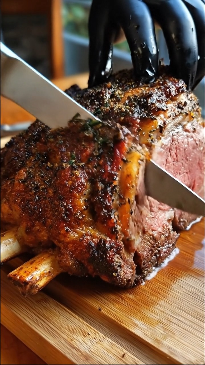 Easy Smoked Prime Rib Ingredients 5–7 lb prime rib (bone‑in or boneless ...