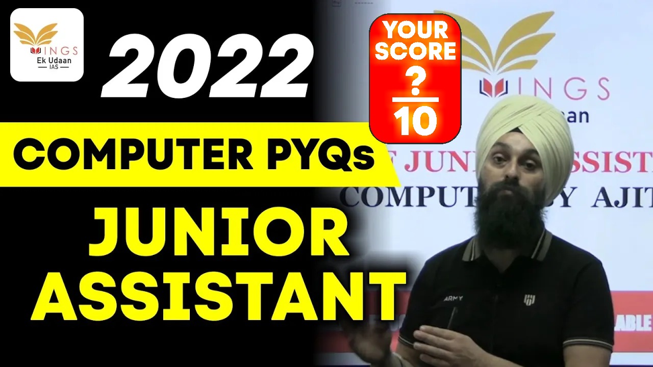 COMPUTER PYQs Of JKSSB 2022 BY AJIT SIR REGISTER YOURSELF FOR OFFLINE ...