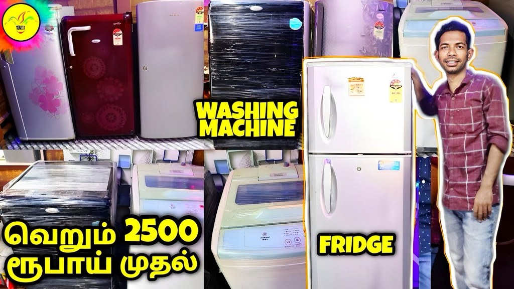 பாதிக்கு பாதி விலையில் Second hand fridge,Washing Machine sales ...