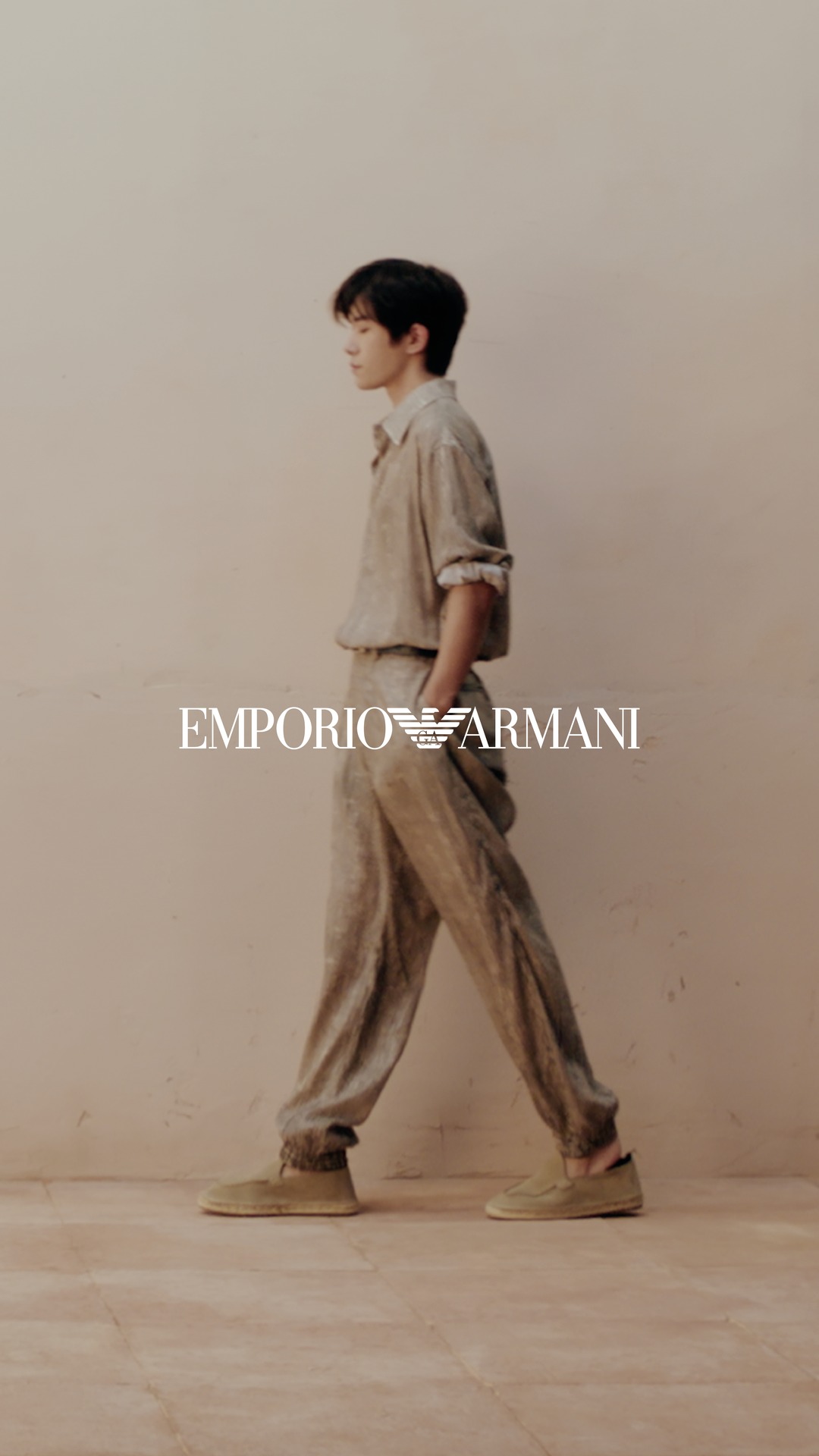 赤西 着用 EMPORIO ARMANI Emporio Armani Spring/Summer 2026 campaign, featuring Global