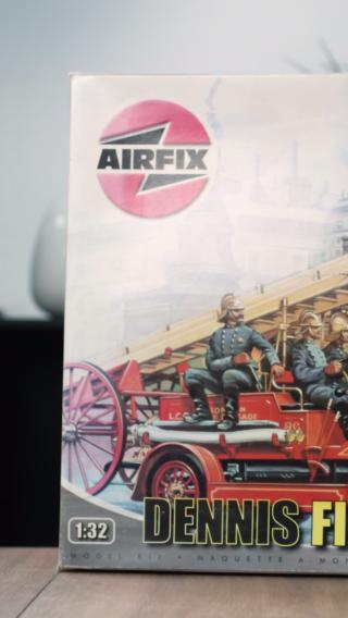 Rare 1/16 scale Dennis fire engine model found at swap meet