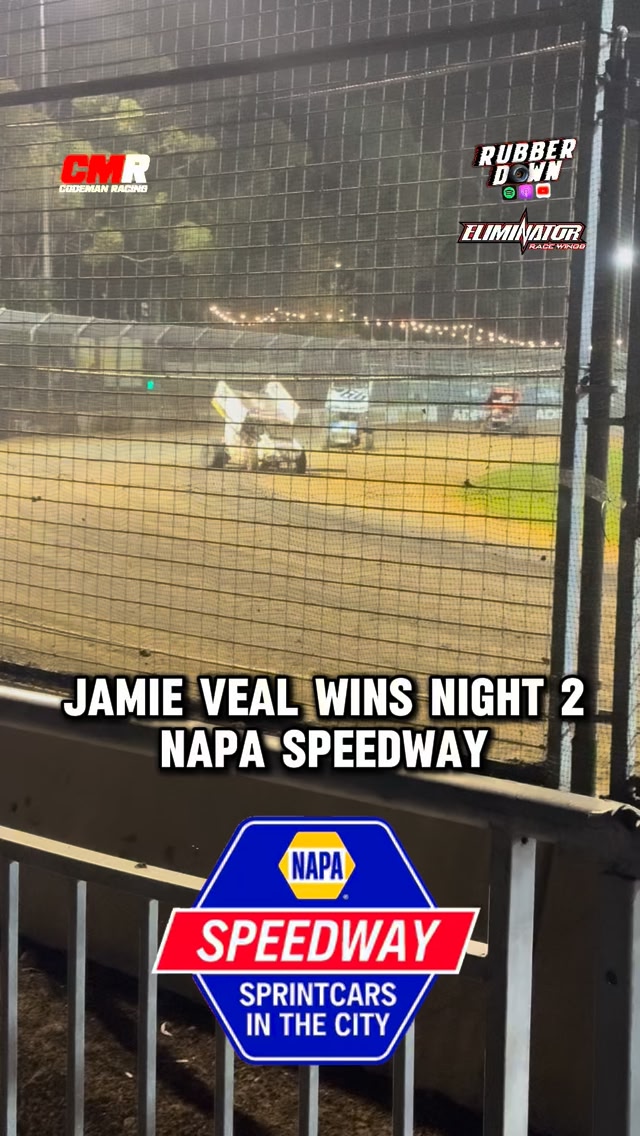 Jamie Veal Wins Night 2 of Napa Speedway at the Adelaide Grand Final 🏁 ...
