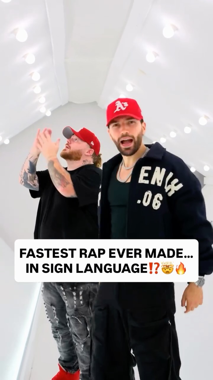 WORLD RECORD RAP… IN SIGN LANGUAGE!? 🤯🔥 Song is “CHOPPER” by