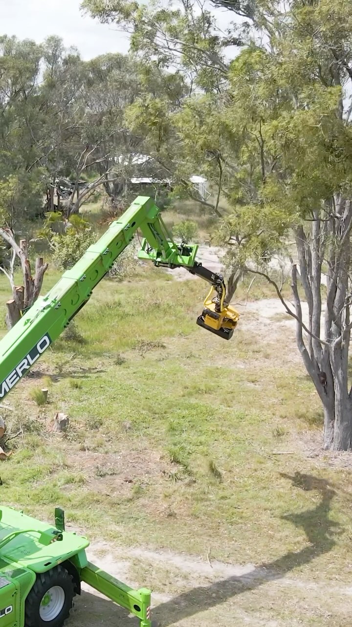 Merlo Roto Telehandler and GMT Grapple Saw combo Take your business to ...