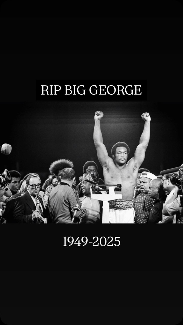 RIP George Foreman 1949-2025 🕊️ #georgeforman #boxing #legend #rip ...