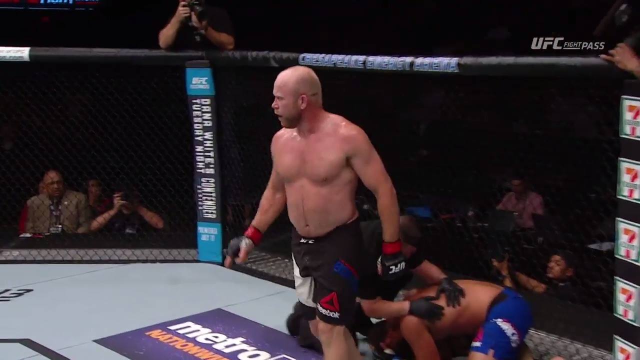 The Barbarian!! Tim Boetsch finishes Johny Hendricks at #UFCOKC! | UFC ...