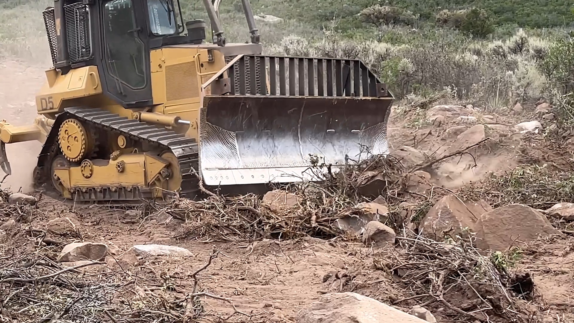 Heavy machinery is being put to good use on sections of the Turner ...