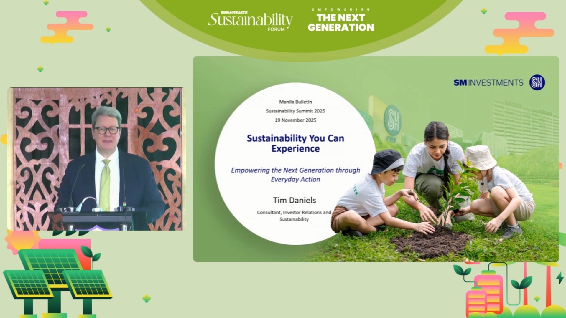 Timothy M. Daniels, Head of Investor Relations and Sustainability at SM ...