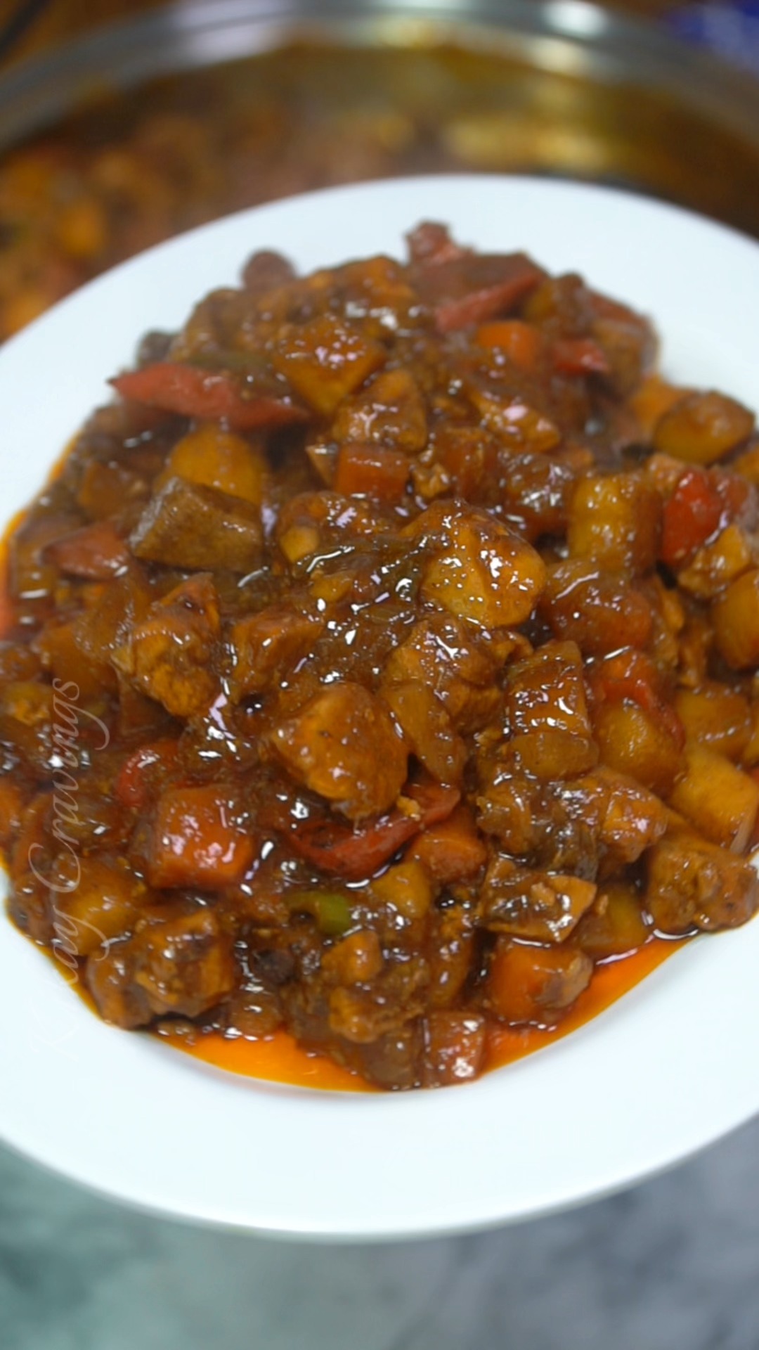 Nagmamantikang Menudo Ingredients: * 2.5 cups or 338g pork loin * 1 cup ...