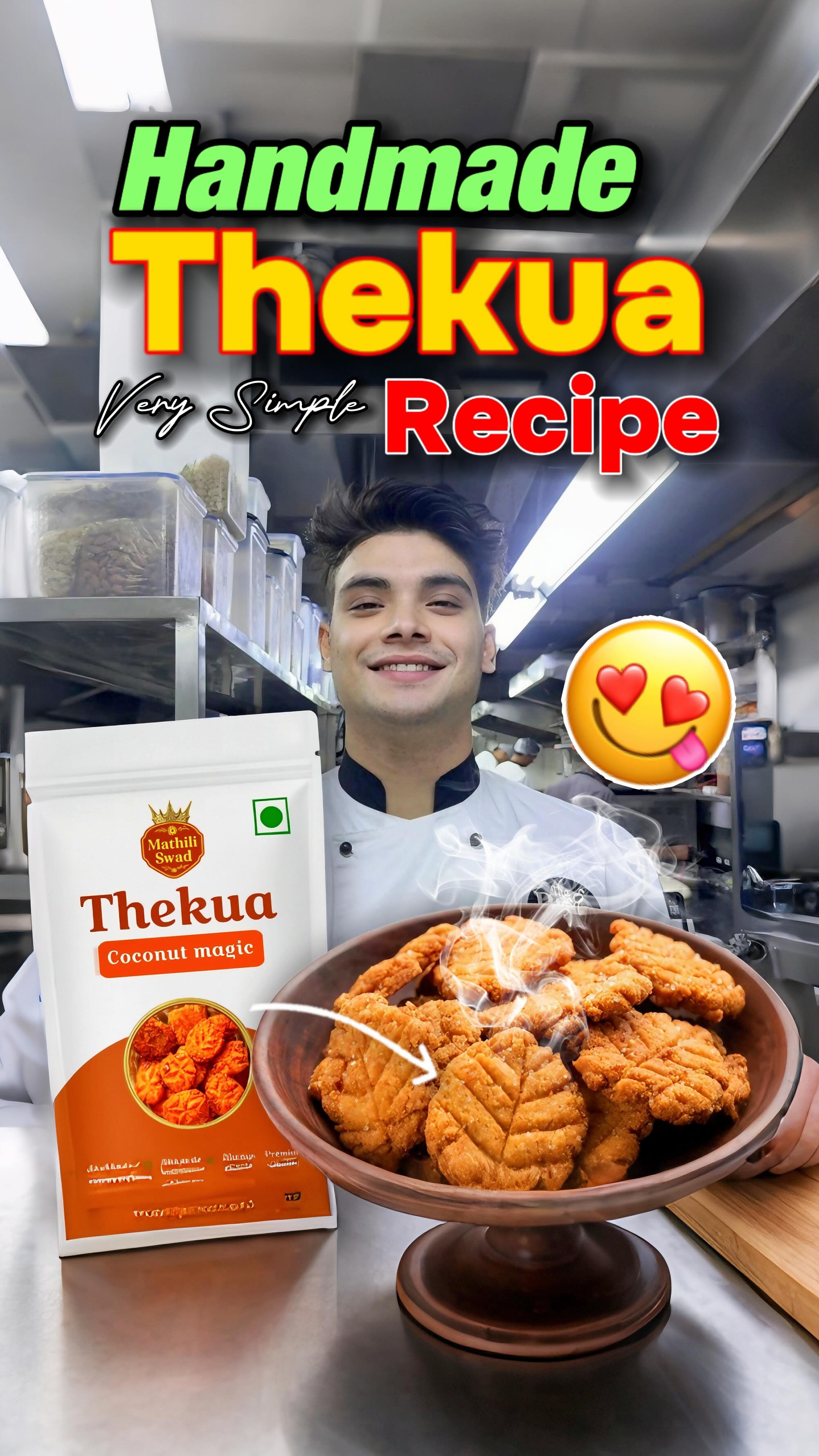 🍪 Handmade Thekua | Tasty & Simple Sweet Recipe at Home 😋🏠 Handmade ...