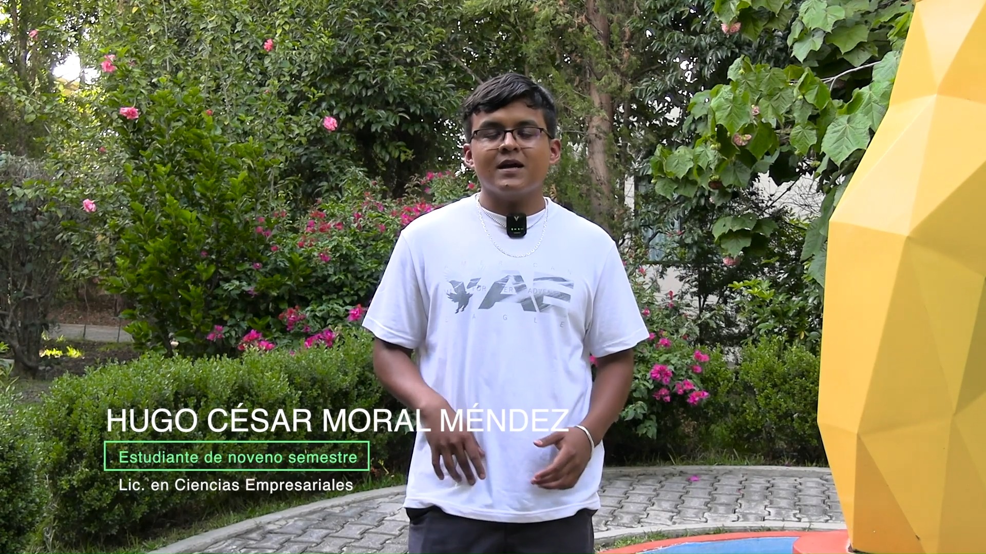 𝑪𝒐𝒏𝒐𝒄𝒆 𝒍𝒂𝒔 𝒉𝒊𝒔𝒕𝒐𝒓𝒊𝒂𝒔 𝒒𝒖𝒆 𝒊𝒏𝒔𝒑𝒊𝒓𝒂𝒏 𝒆𝒏 𝒍𝒂 𝑼𝑻𝑴 Hugo César, estudiante de ...