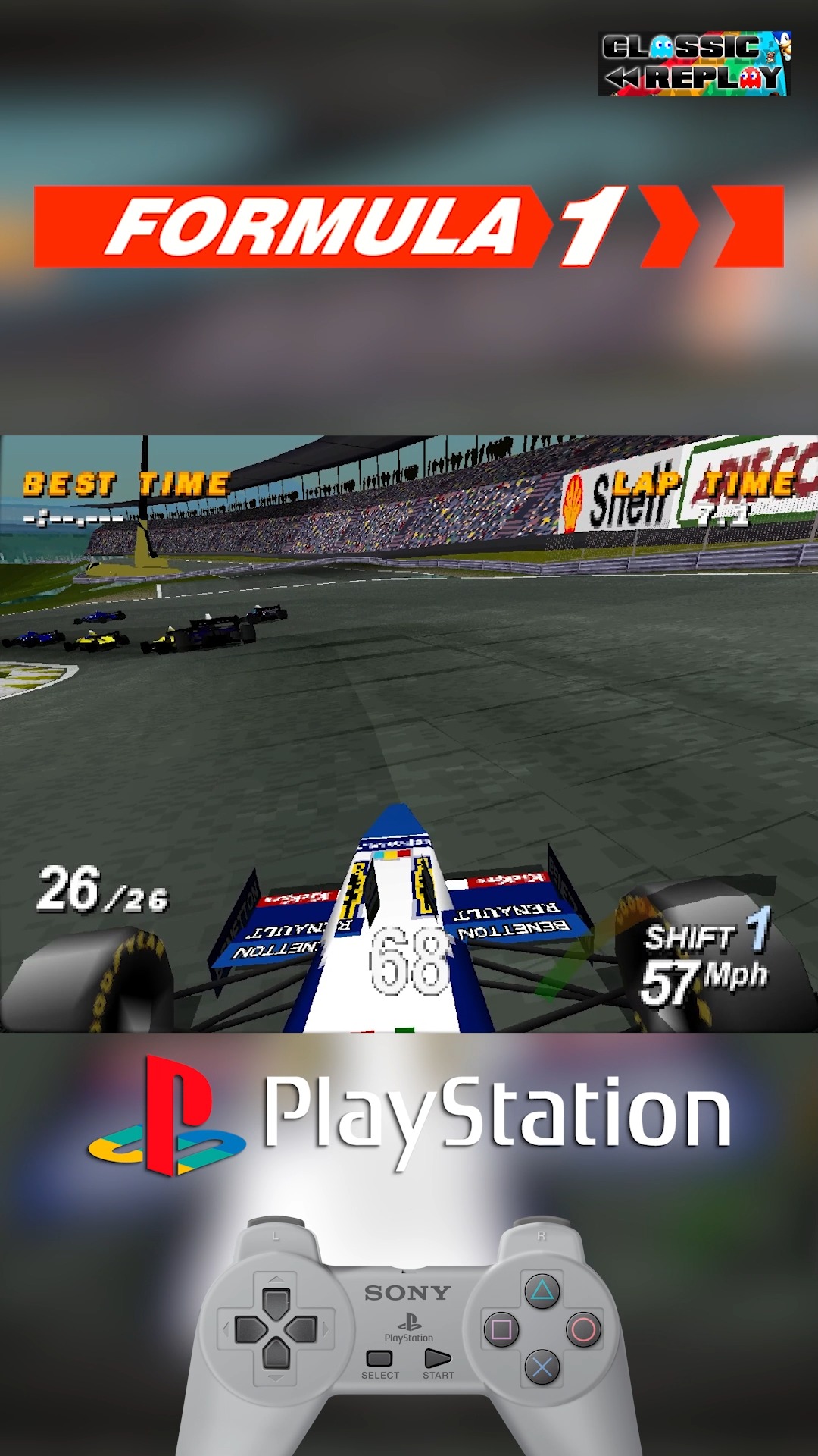 Formula 1 on the PS1 - The One With Murray Walker in Your Front