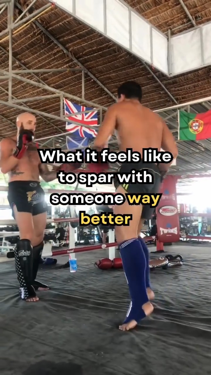 Ever tried sparring someone two levels above you? #muaythai # ...