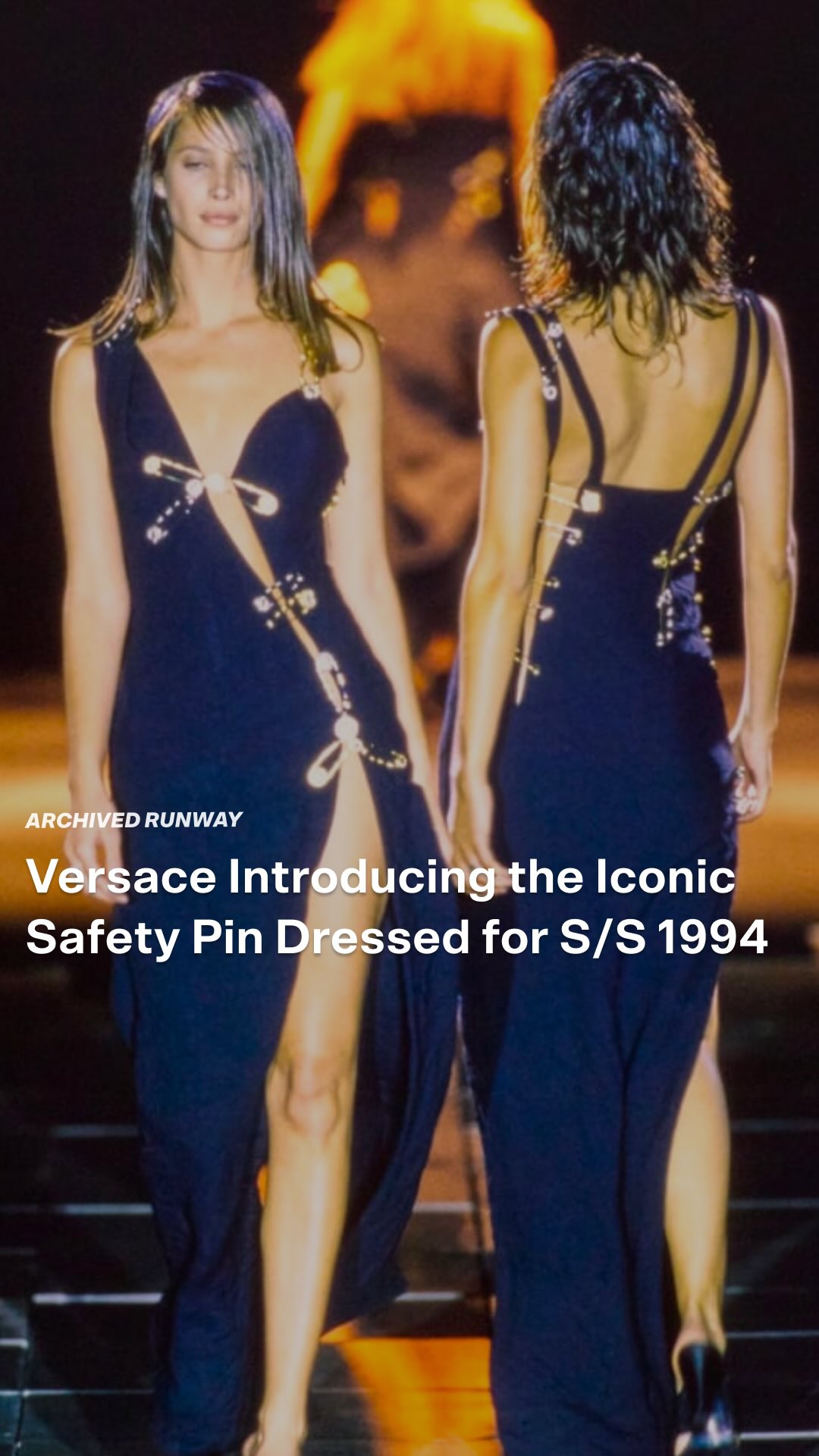 Elizabeth Hurley Recreates That Iconic Versace Pin Dress