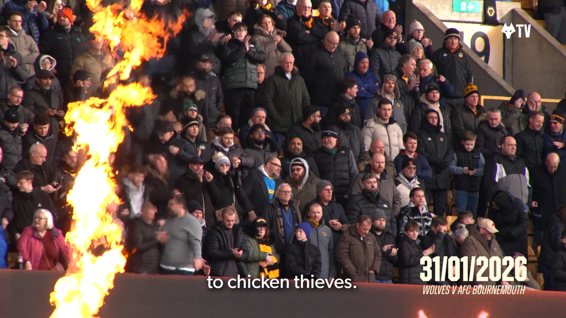 You may remember the footage of this young supporter from our last game ...
