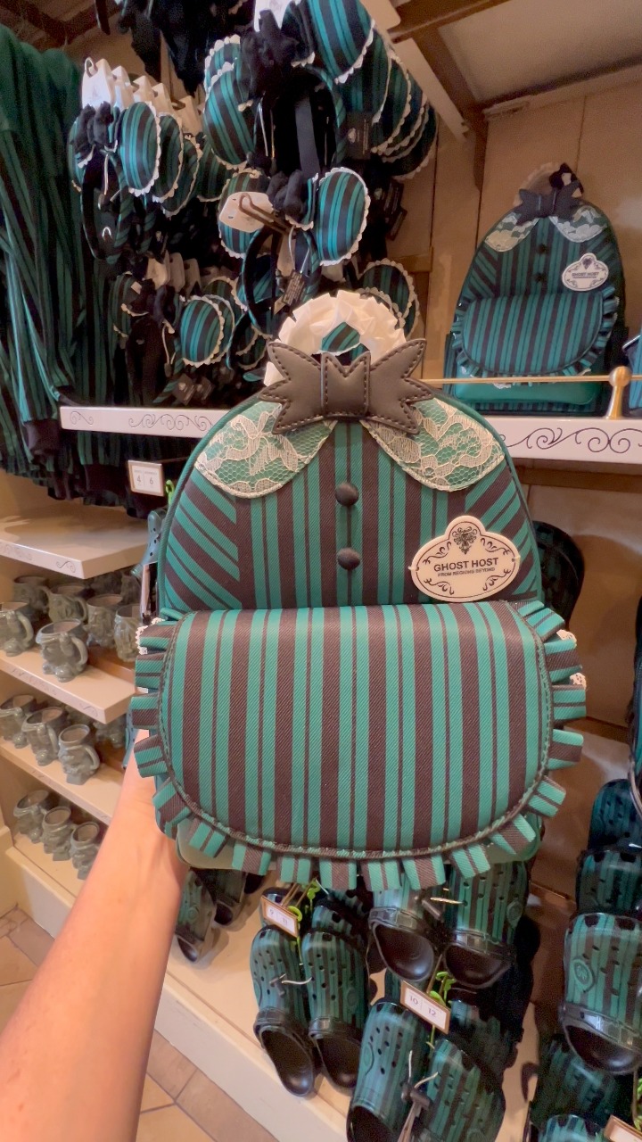ghost host mini backpack Disney The Haunted Mansion Loungefly New  I Love Characters Timeless Loungefly elements are sure to impress the smartest mortals everywhere. I Love Characters | Just