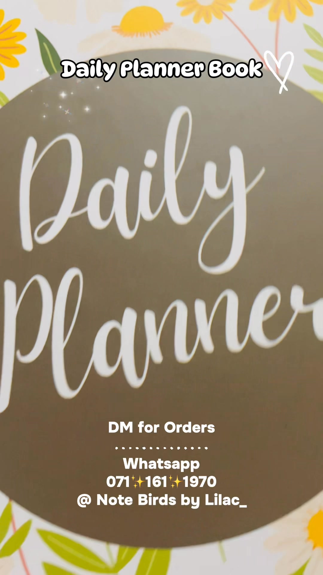 Daily Planner book - 200 pages 🌼🍀 Now available 💫 Whatsapp 0711611970 ...