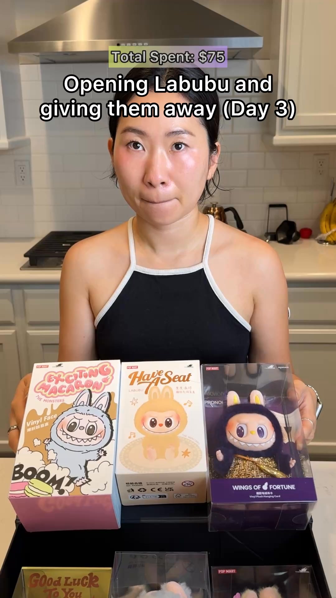 Opening Labubu and giving them away (Day 3, $75 Spent) Want a Labubu ...