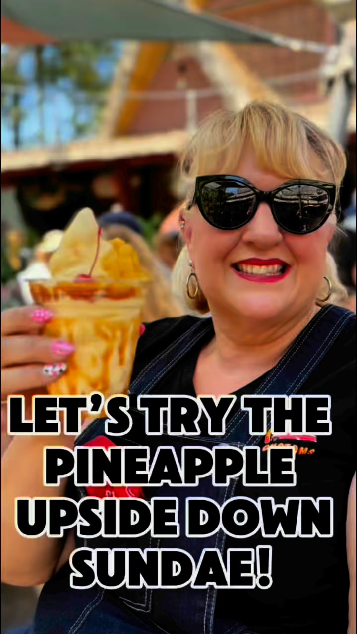 The New Peach Dole Whip at the Tropical Hideaway in Disneyland