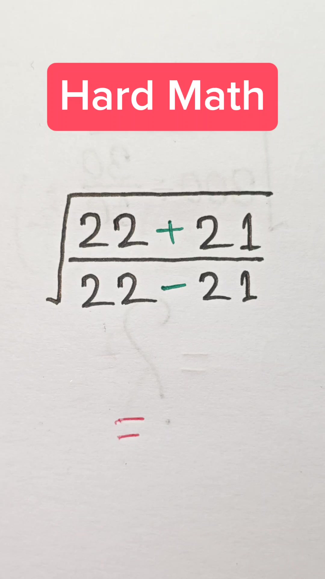 1 minute Hard Math Test 💯.. can you solve this!! #iqtest #mathtest # ...