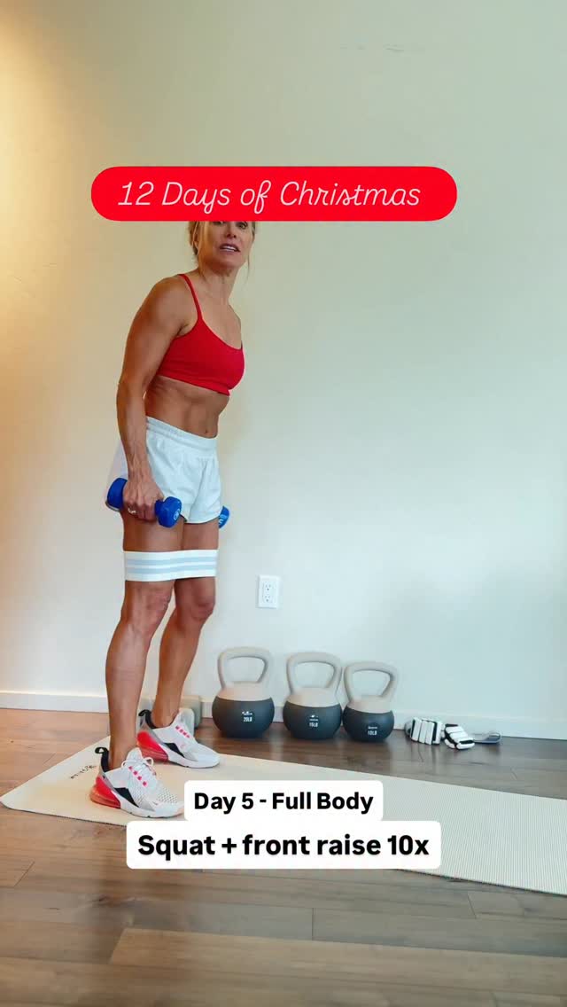 🎄 Day 5: Full Body Workout – With or Without Bands 🎄 Strong, mobile ...