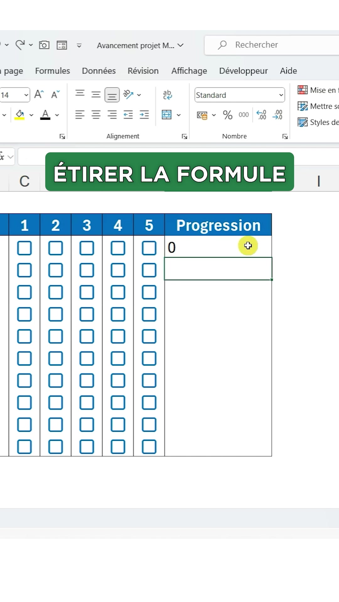 🚀 Tu veux ajouter des barres de progression à tes check-list