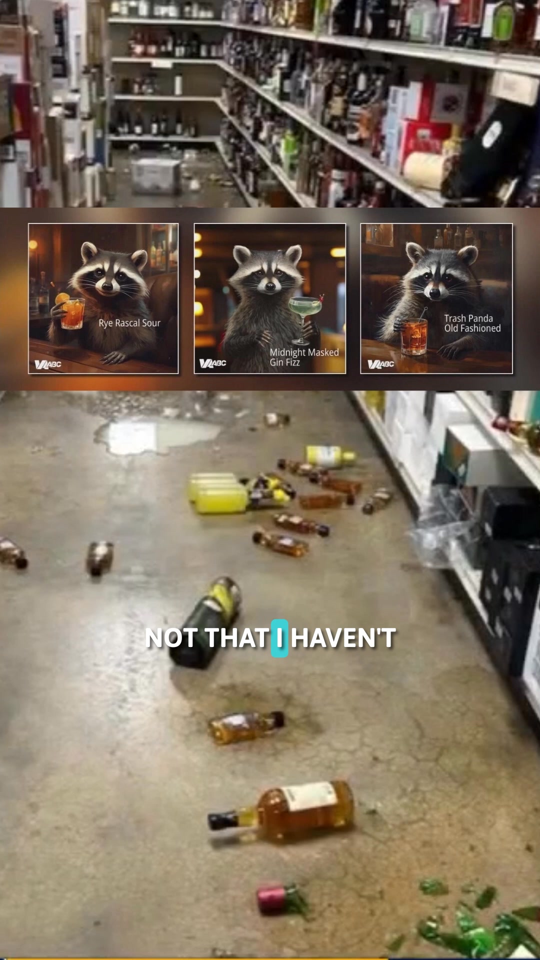 UPDATE on the viral drunk raccoon. The Virginia ABC has created 3 new ...