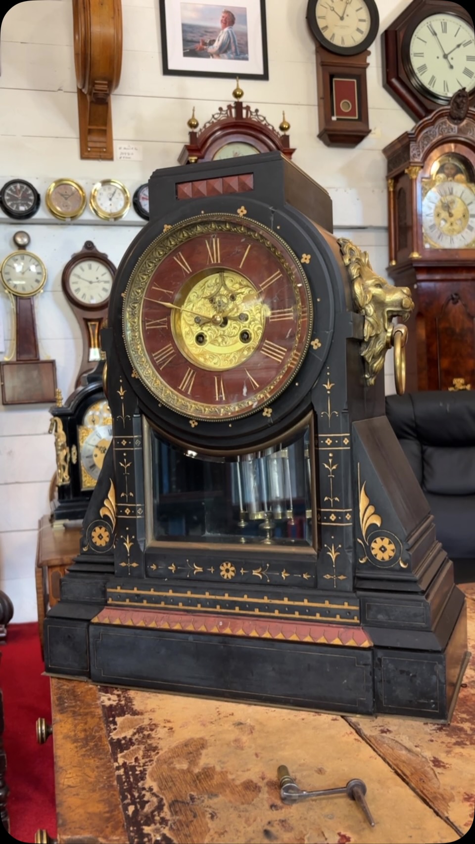 Tiffany & Company French mantel clock