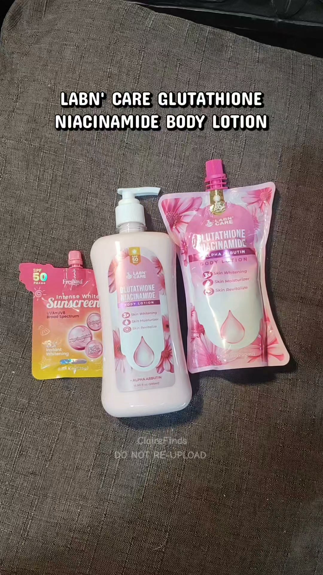Achieve smoother, more radiant-looking skin with Labn' Care Glutathione Niacinamide Body Lotion., Product Features:, • FDA-approved formulation, • With Glutathione and Niacinamide, • SPF 50 PA++ for 