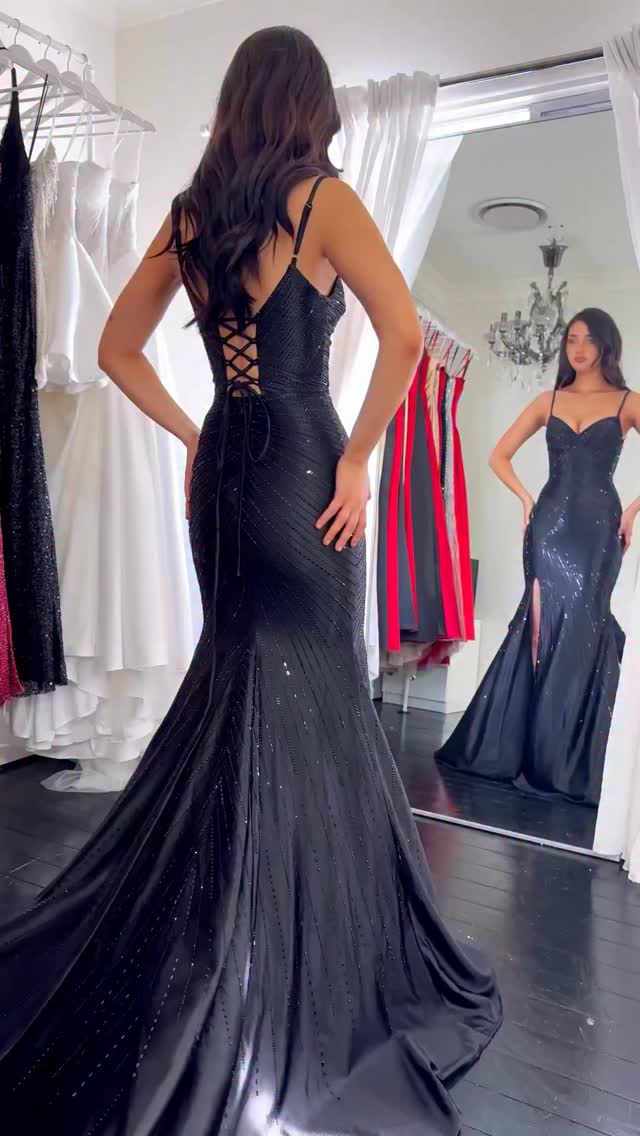 Studio Minc Parisian Nights Black Formal Dress Collection