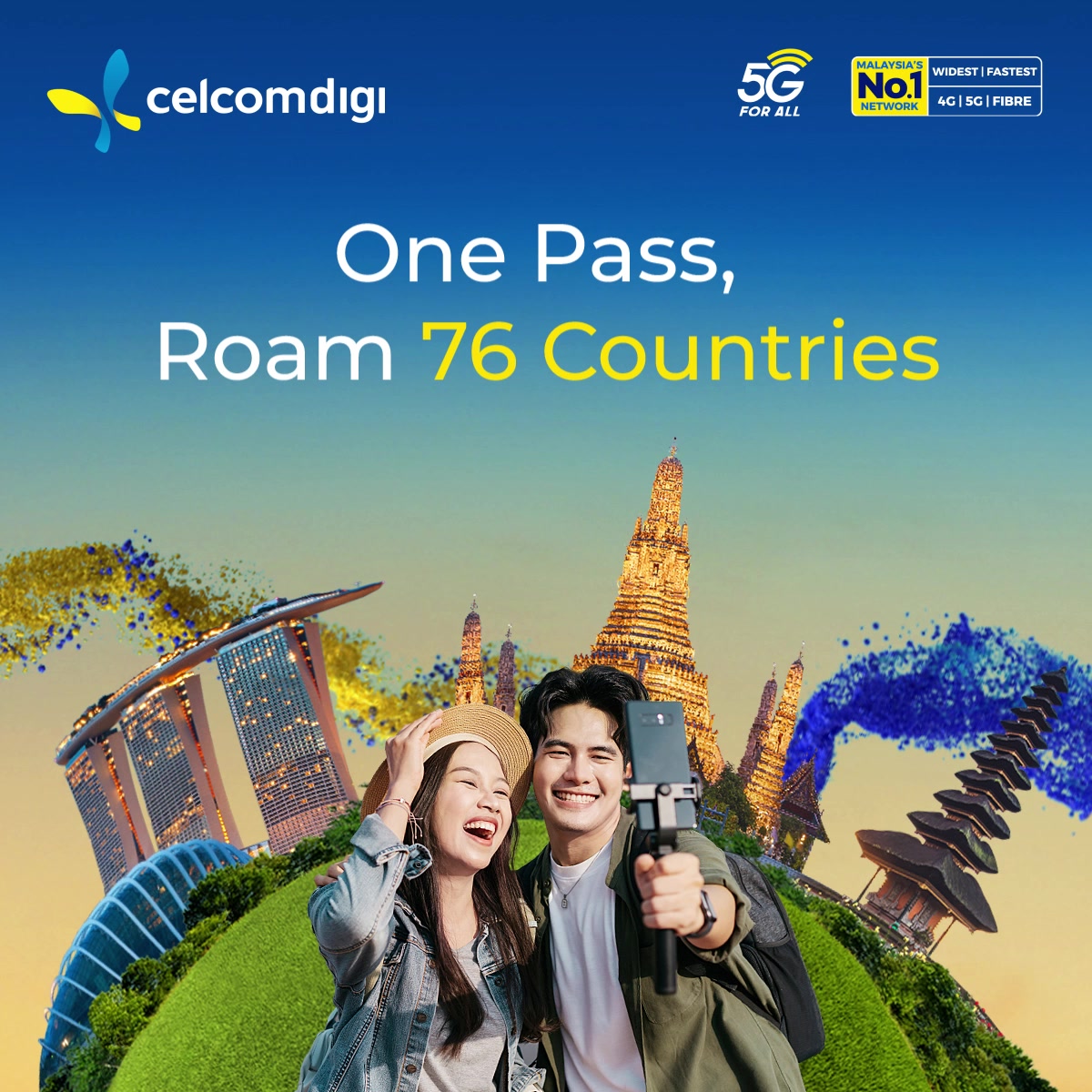 Stay connected even on your oversea adventures! 🛫 Our roaming pass has ...