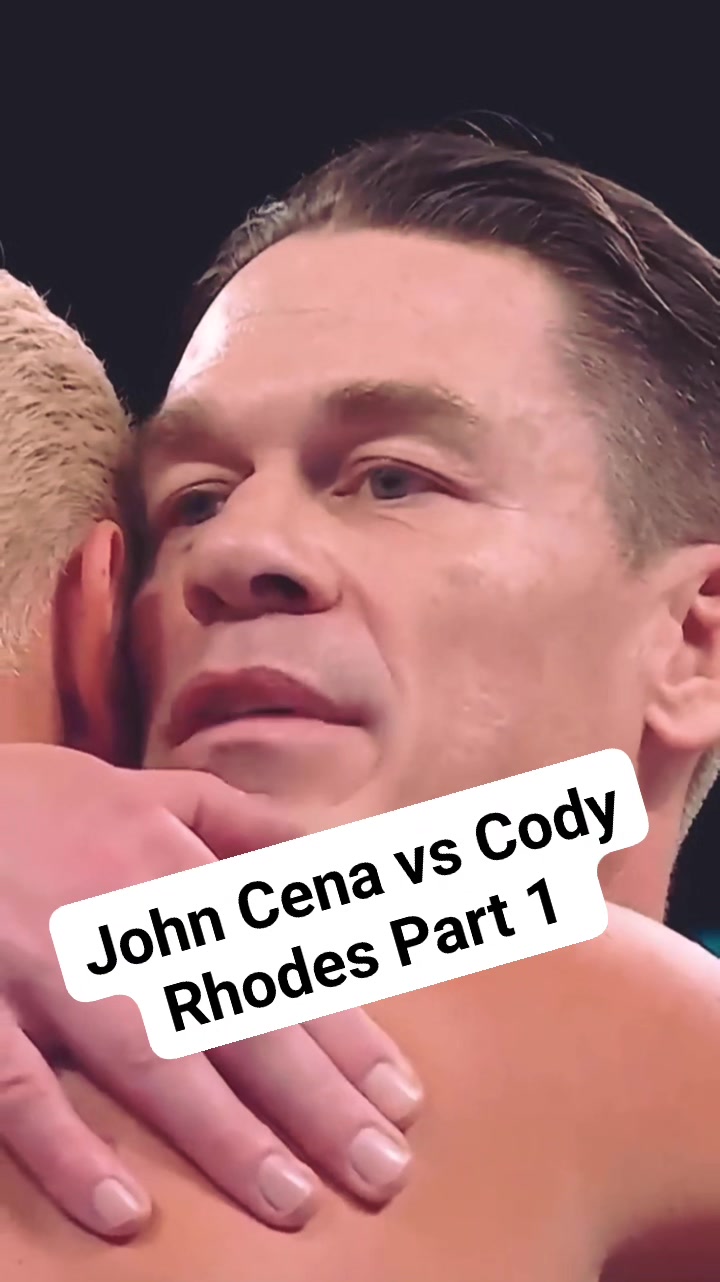 John Cena vs Cody Rhodes part 1 #WWE #johncena #CodyRhodes #shorts # ...