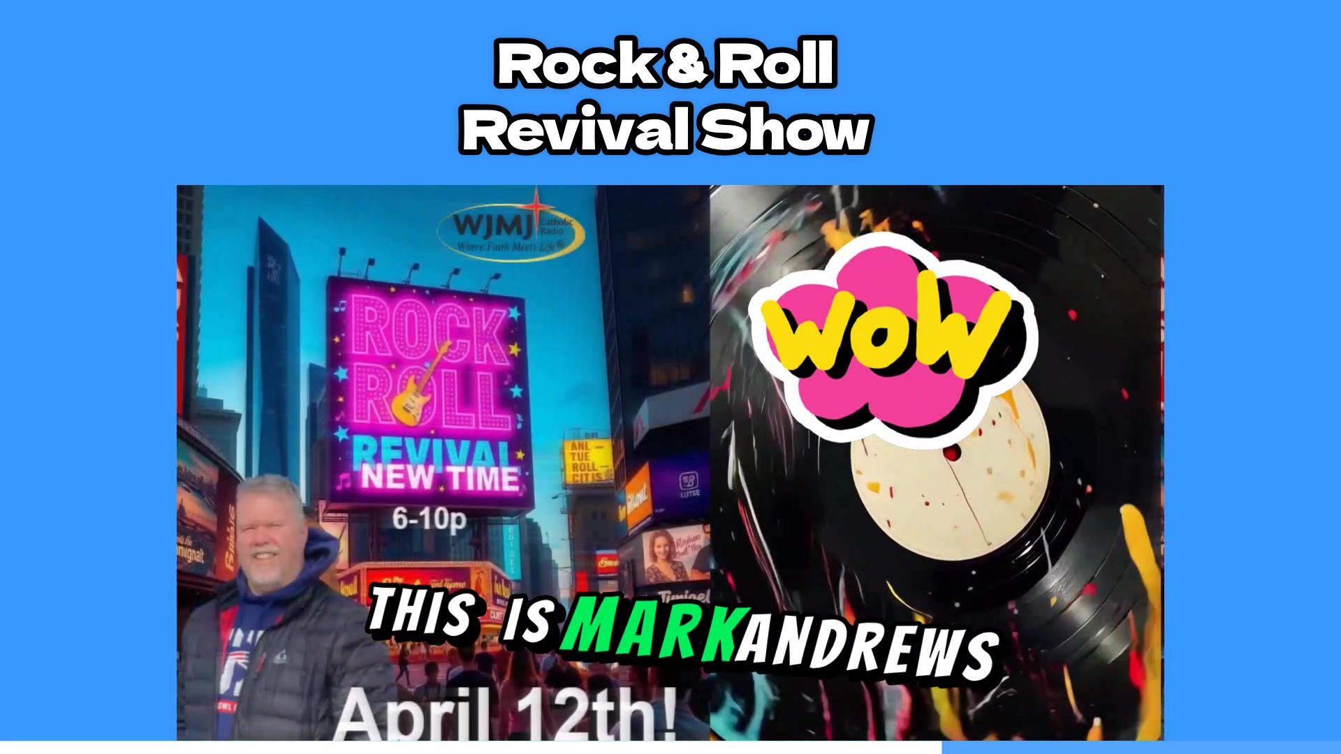The Rock & Roll Revival Show with Mark Andrews moves to its new time ...