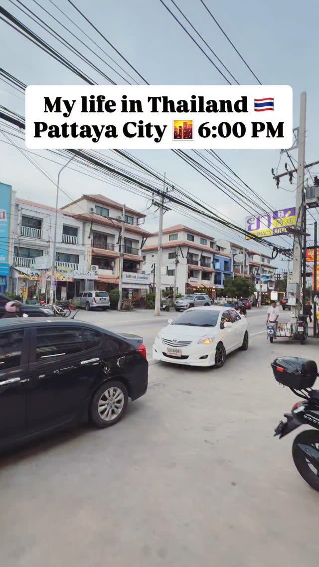 My life in Thailand 🇹🇭 Pattaya City 🌆 6:00 PM #LifeInThailand # ...